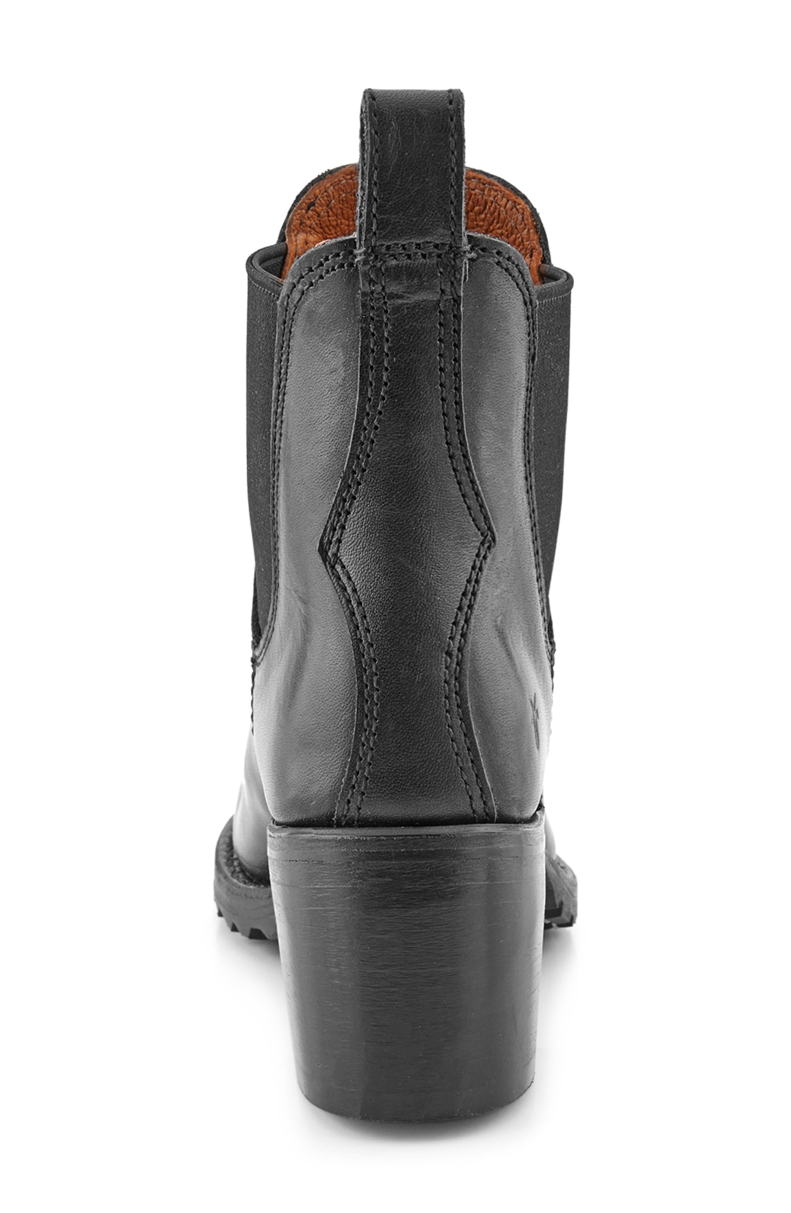 Frye Sabrina Block Heel Chelsea Boot, Alternate, color, 
