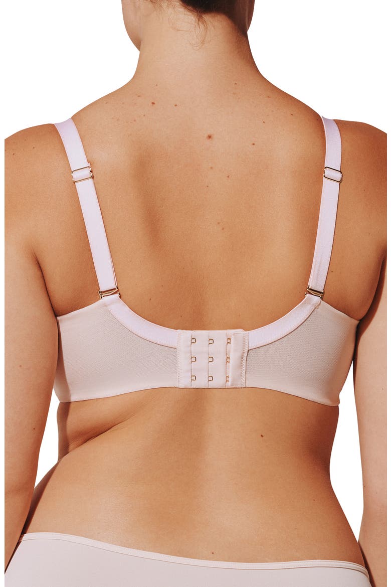24/7® Classic Wireless Crossover Lace Minimizer, Alternate, color, SOFT PINK
