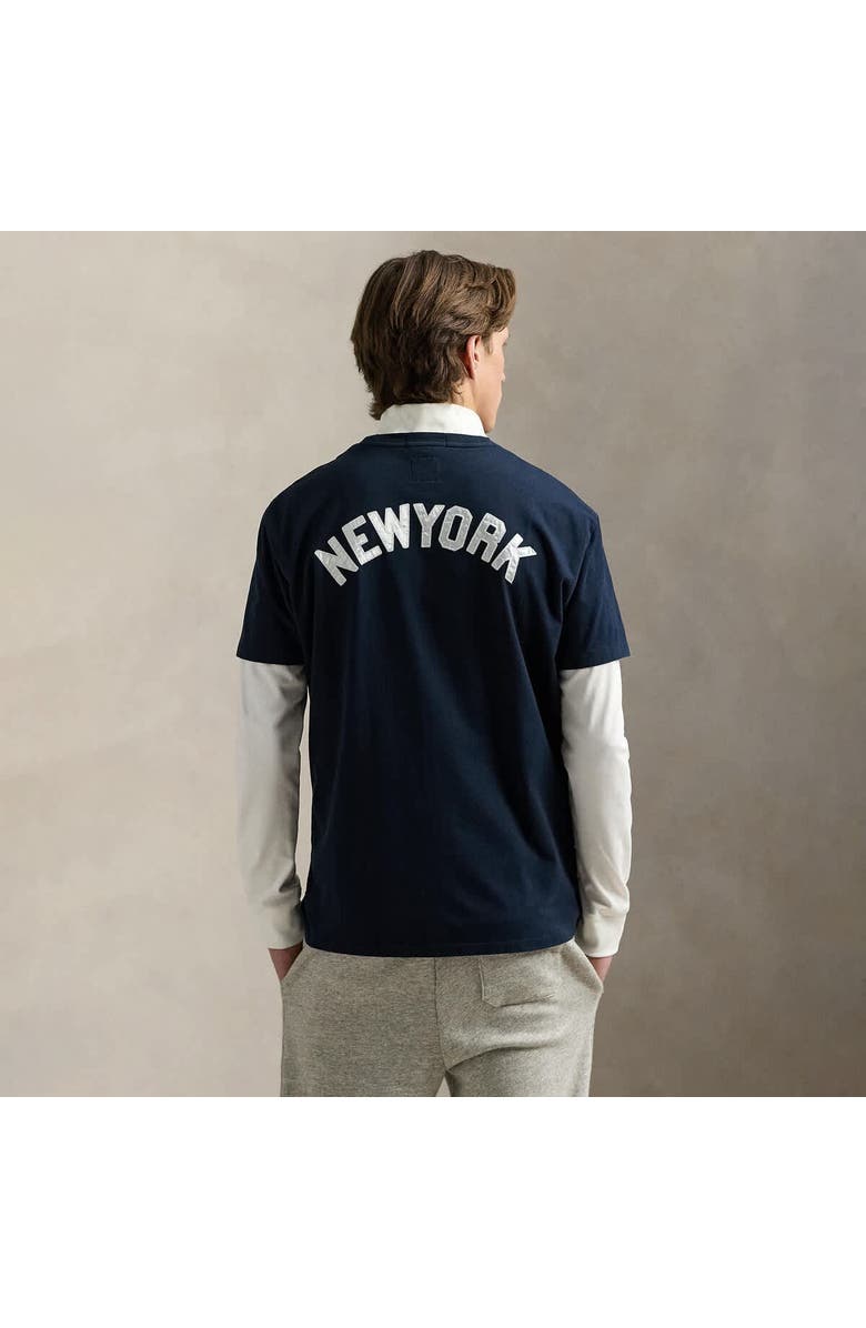Polo Ralph Lauren Navy Yankees  Jersey T-Shirt, Alternate, color, 