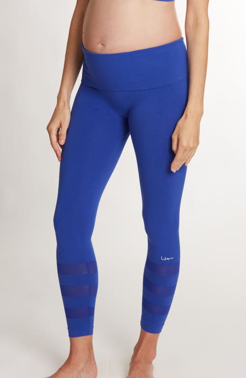 Cache Coeur Sport and maternity leggings in Electric Blue 
