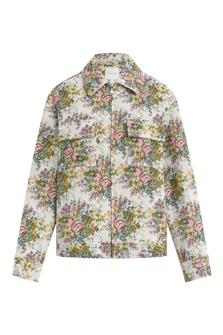 The Rinnie Floral Jacquard Jacket, Alternate, color, FLORAL JACQUARD