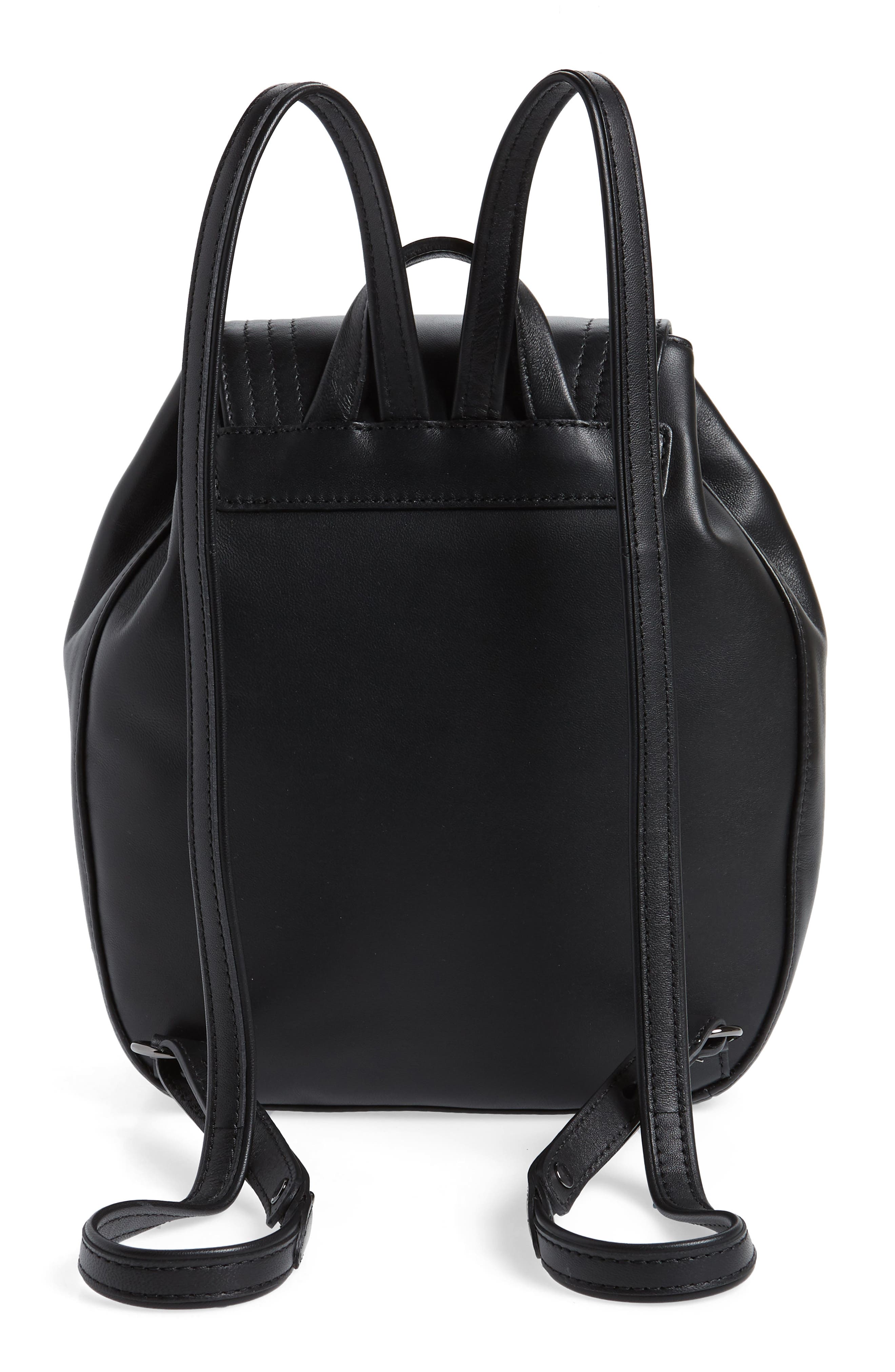 Longchamp Cavalcade Leather Backpack, Alternate, color, 