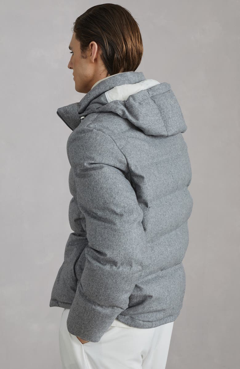 Brunello Cucinelli Wool beaver down jacket, Alternate, color,