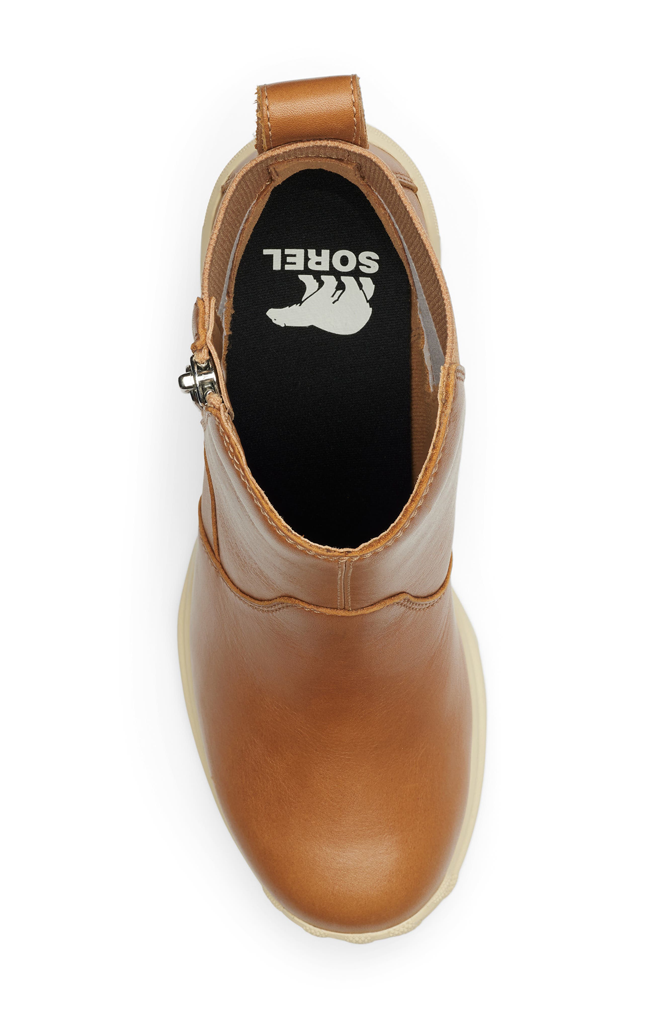 SOREL Caribou X Chelsea Boot, Alternate, color, Tawny Buff/ Honey White