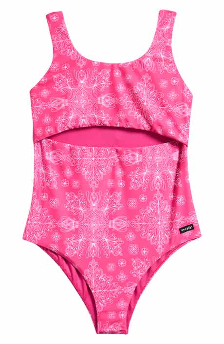 Kids' Cutout One-Piece Swimsuit
