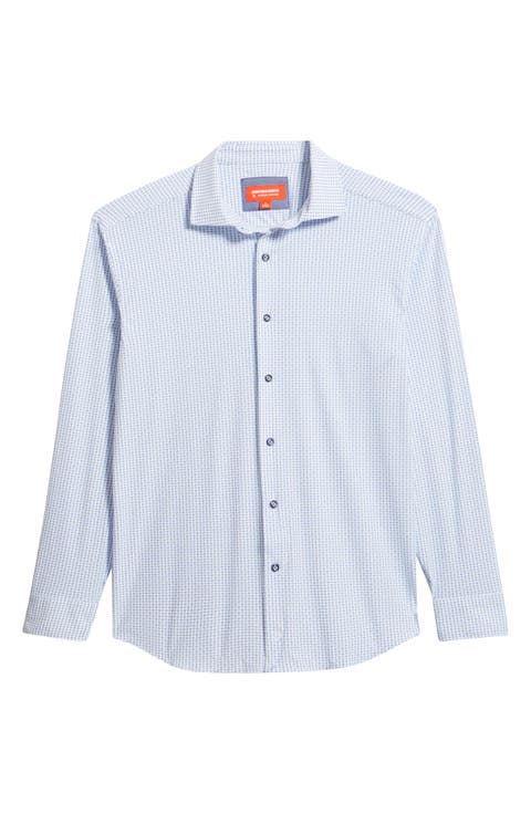 XC Motion Performance Knit Button-Up Shirt