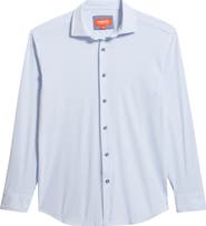 Johnston & Murphy XC Motion Performance Knit Button-Up Shirt