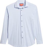 Johnston & Murphy XC Motion Performance Knit Button-Up Shirt