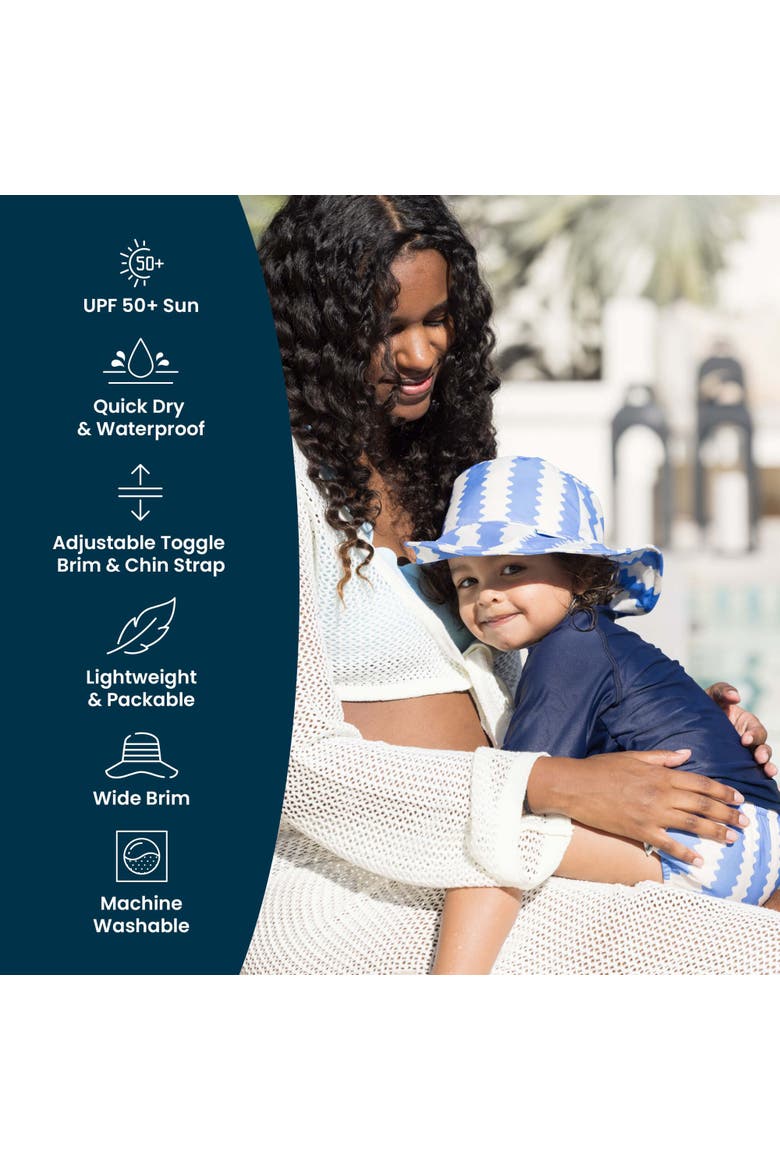 Sun Hat with UPF 50+ UV Protection and Adjustable Brim - Baby, Alternate, color, Bubblegum