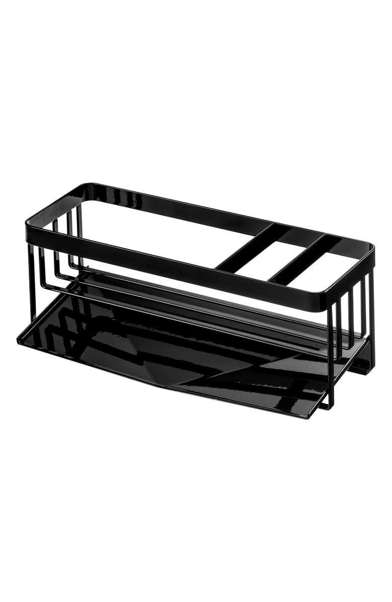 Yamazaki Sponge & Bottle Holder, Main, color, Black