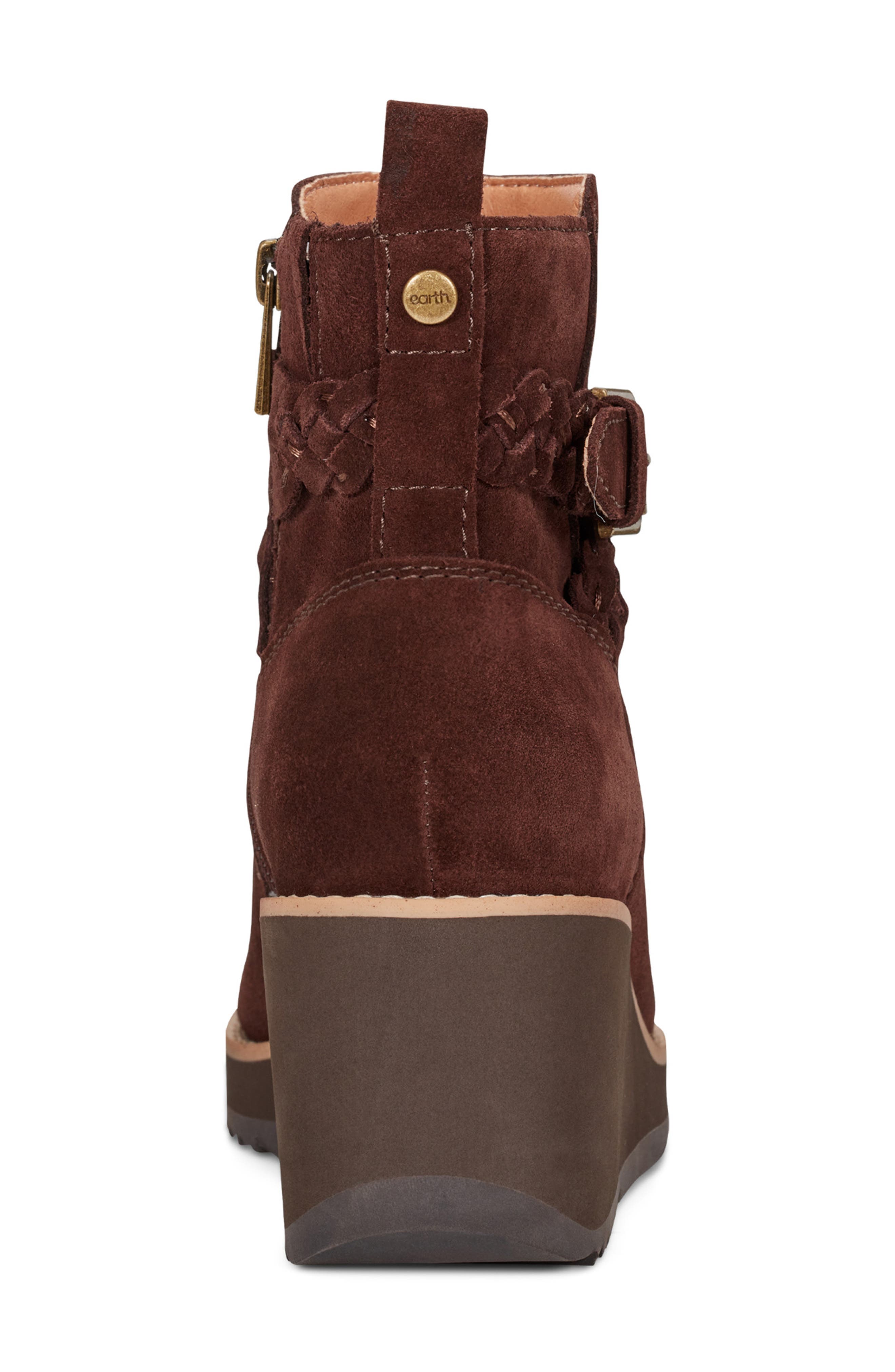 Chace Wedge Bootie, Alternate, color, BROWN