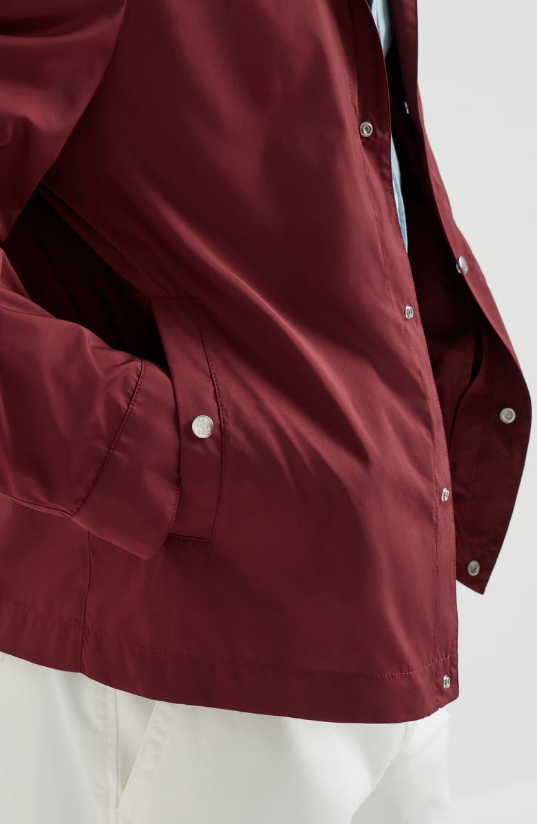 Brunello Cucinelli Nylon jacket, Alternate, color, Cherry