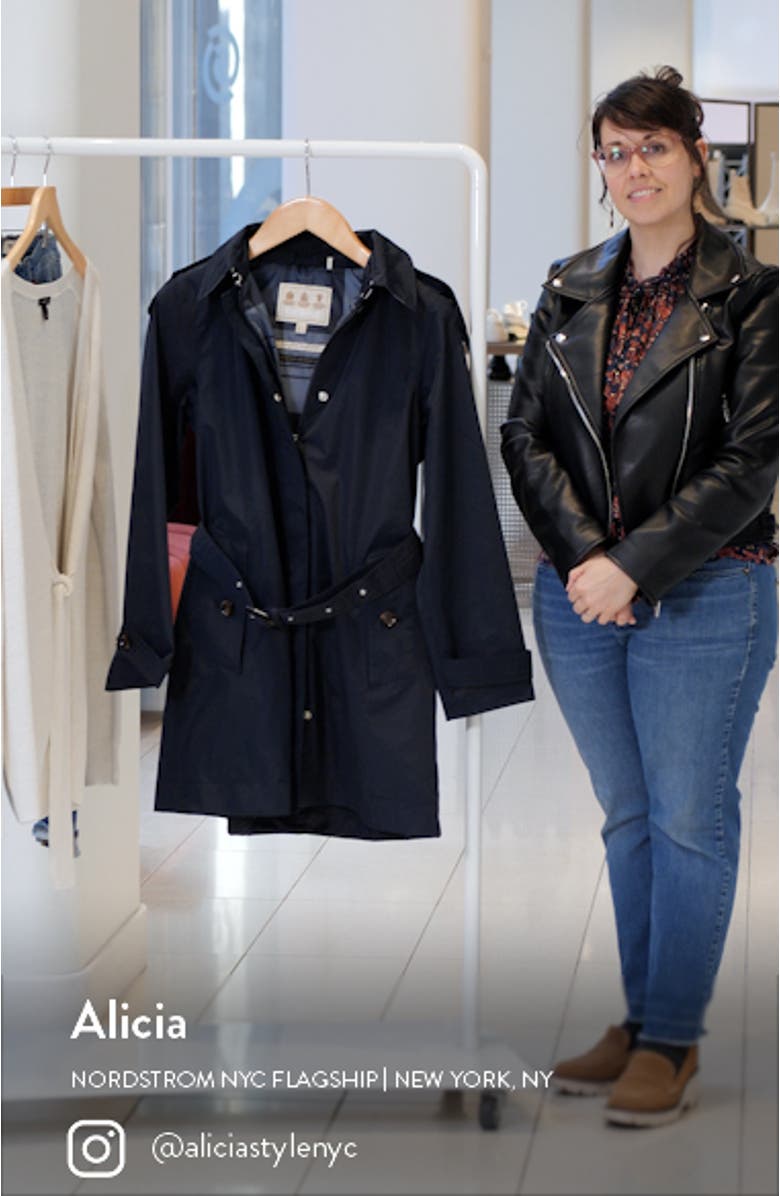 Beatrice Waterproof Belted Jacket, sales video thumbnail