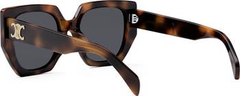 Triomphe 55mm Butterfly Sunglasses
