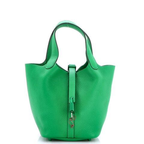 Monochrome Picotin Lock Bag Clemence PM