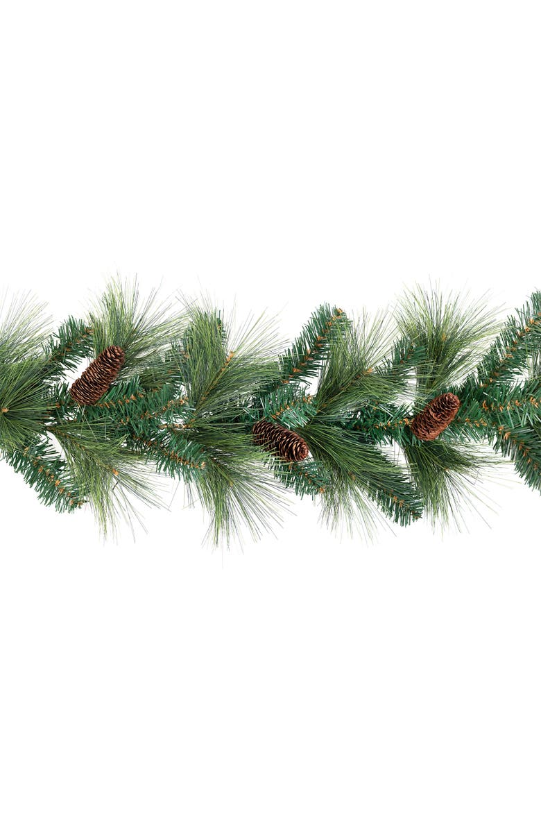 Northlight Mixed Pine and Pinecones Artificial Christmas Garland - 5.5' x 14" - Unlit, Alternate, color, Green