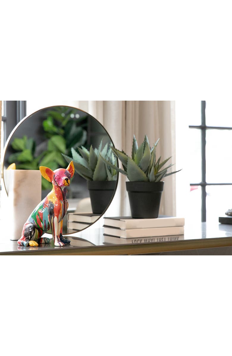 INTERIOR ILLUSIONS Artist 10" Chihuahua Accent, Alternate, color, Multi-Color