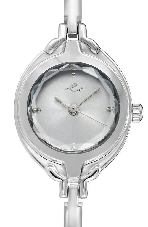 Ettika Dainty Bangle Bracelet Watch In Silver
