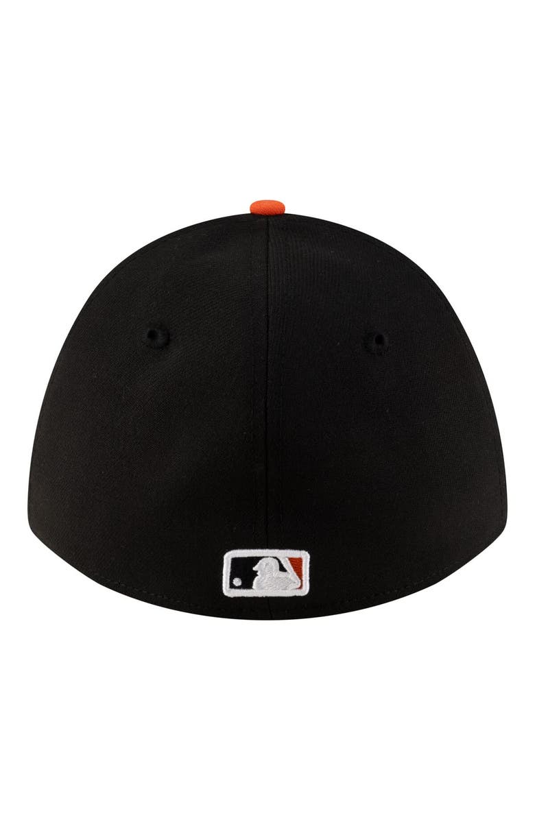 New Era Men's New Era Black Baltimore Orioles Player Replica 39THIRTY M-Crown Flex Hat, Alternate, color, Black