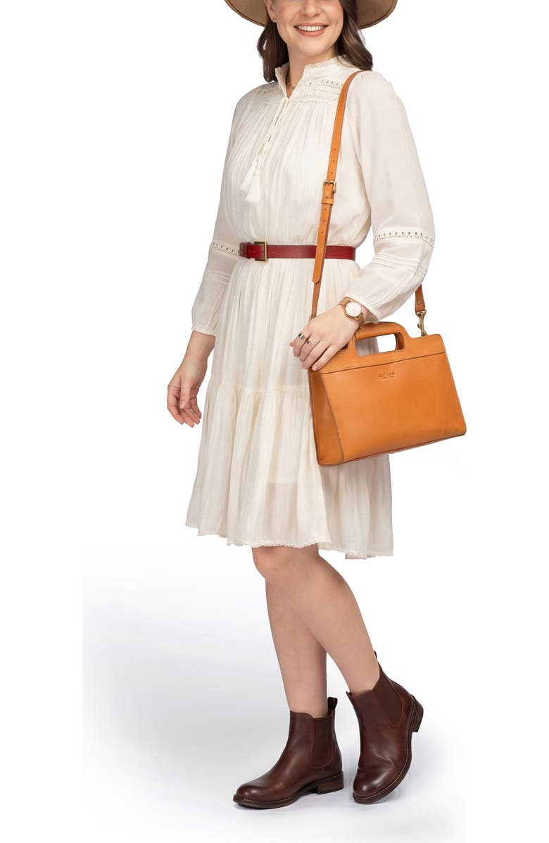 OLD TREND Sleek Creek Leather Crossbody Bag, Alternate, color, Chestnut