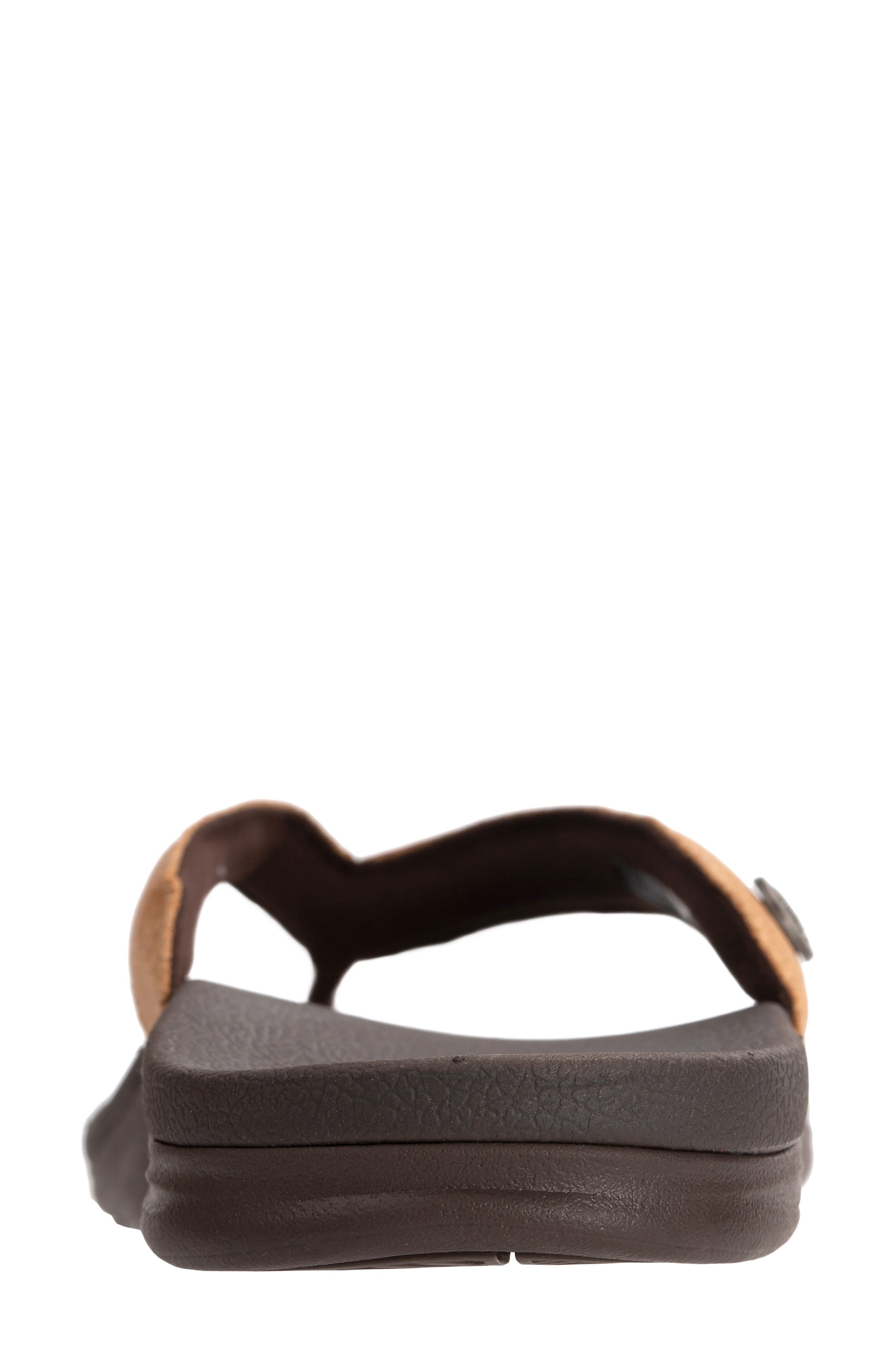 Chameleon Orthotic Flip Flop, Alternate, color, CORK
