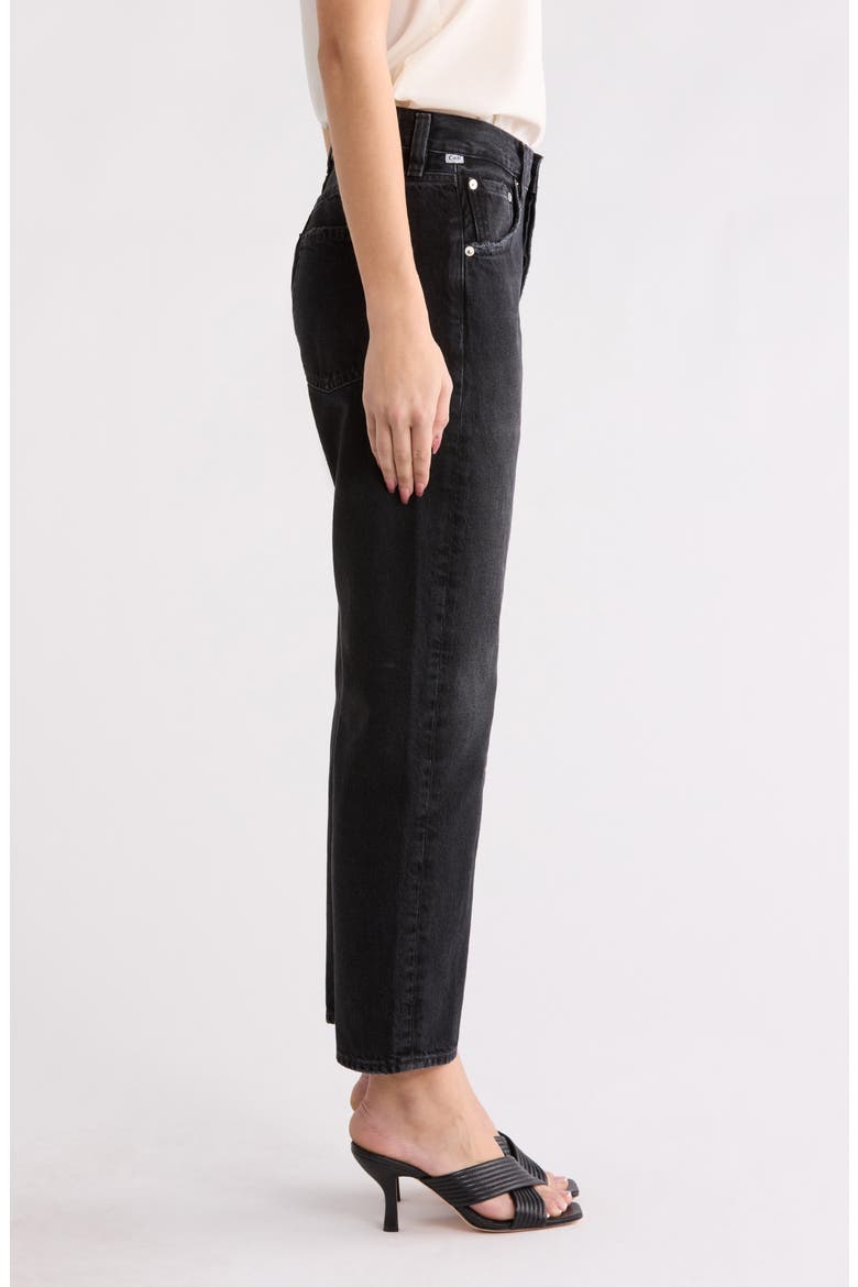Winslow Low Rise Regenerative Cotton Boyfriend Jeans, Alternate, color, RAINE WASHED BLACK