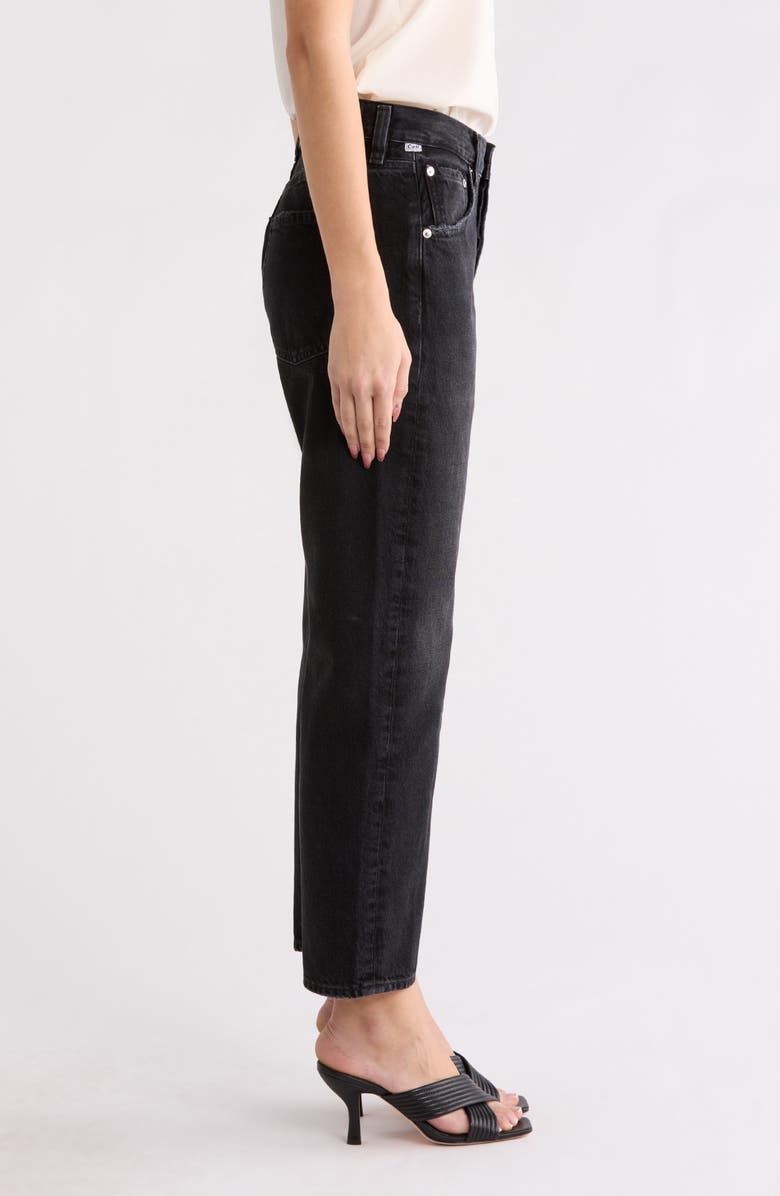 Citizens of Humanity Winslow Low Rise Regenerative Cotton Boyfriend Jeans, Alternate, color, Raine Washed Black
