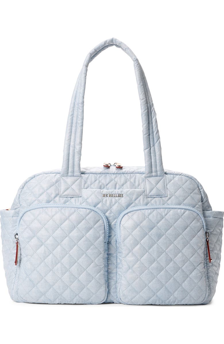 MZ Wallace Nik Quilted Duffle Bag, Main, color,