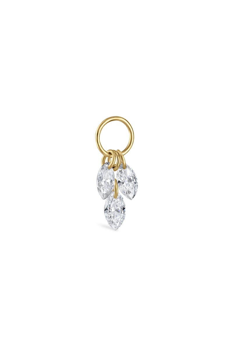 MARIA TASH Floating Diamond Plume Charm, Alternate, color, Yellow Gold
