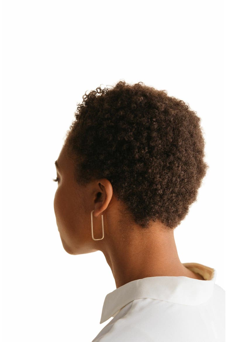Bali Hoops, Alternate, color, Gold-filled