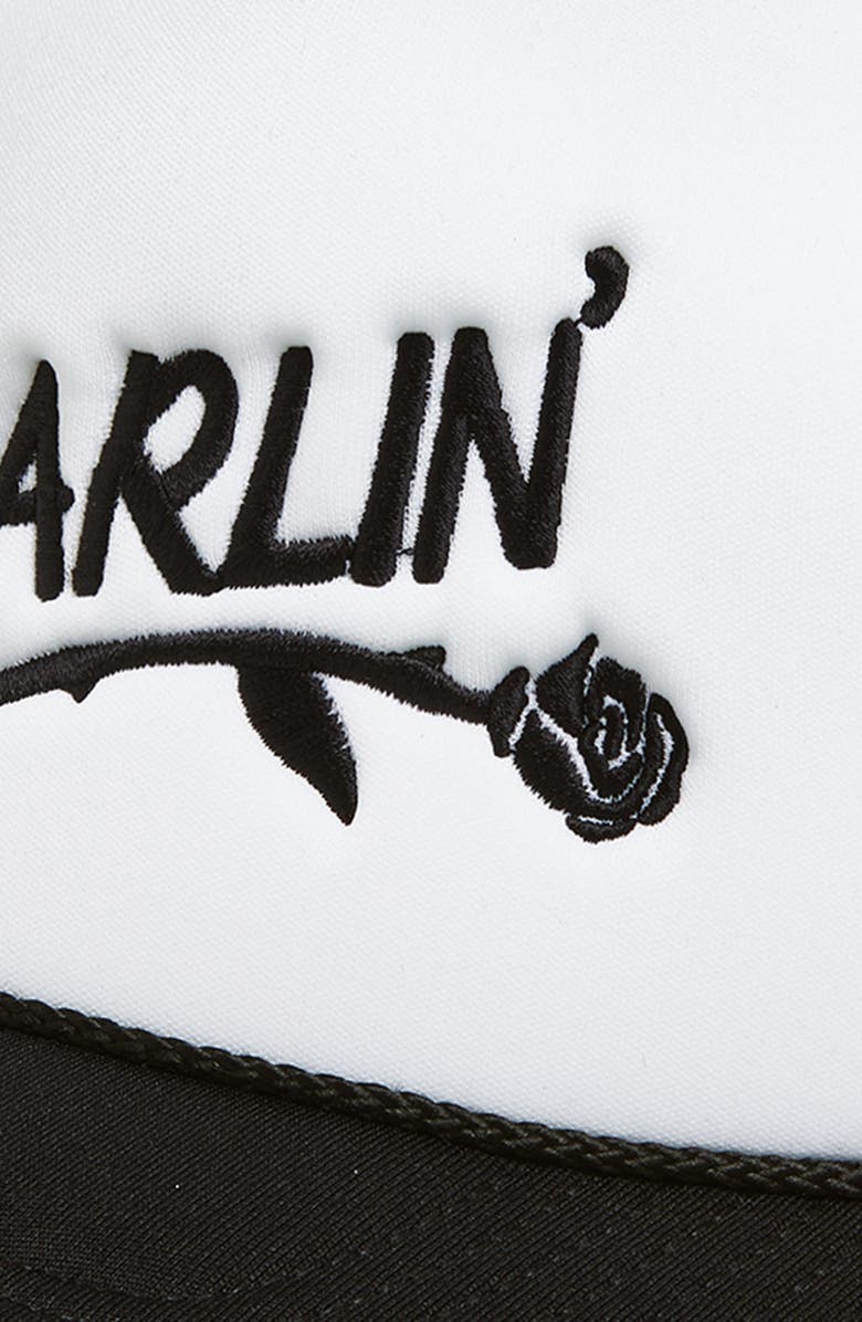 Local Beach Darlin
 Trucker Hat, Alternate, color, Black/ White