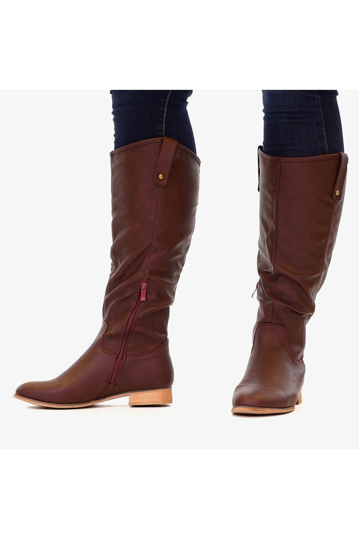 Journee Collection JOURNEE Taven Mid Calf Boot - Wide Calf, Alternate, color, 