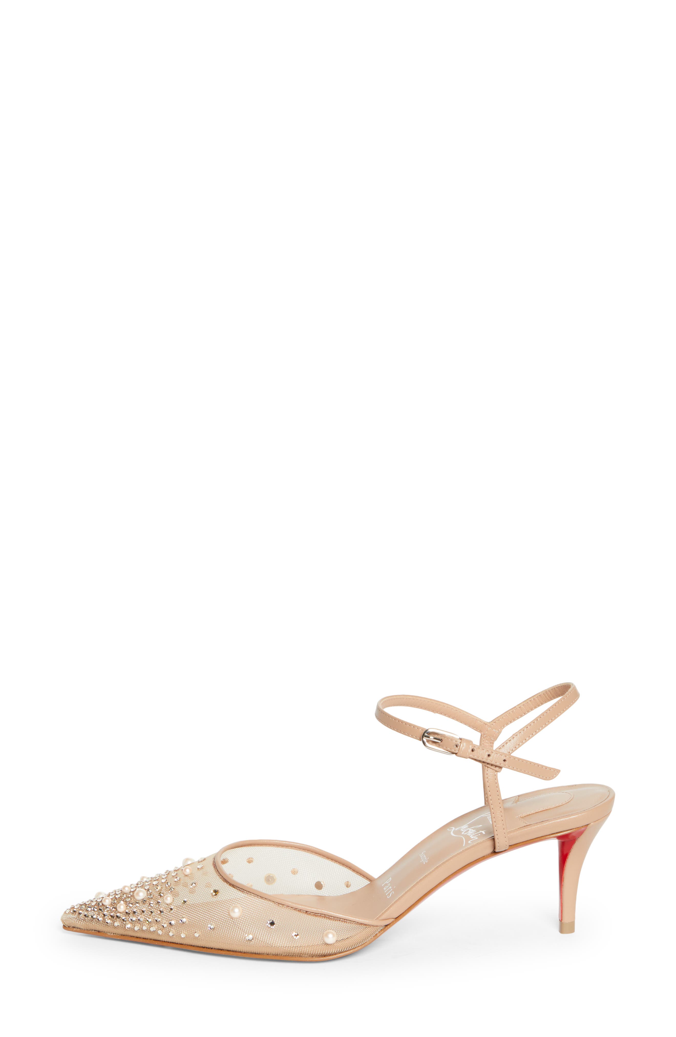 Christian Louboutin Miss Z Riviera Pump, Alternate, color, Blush/ Blush