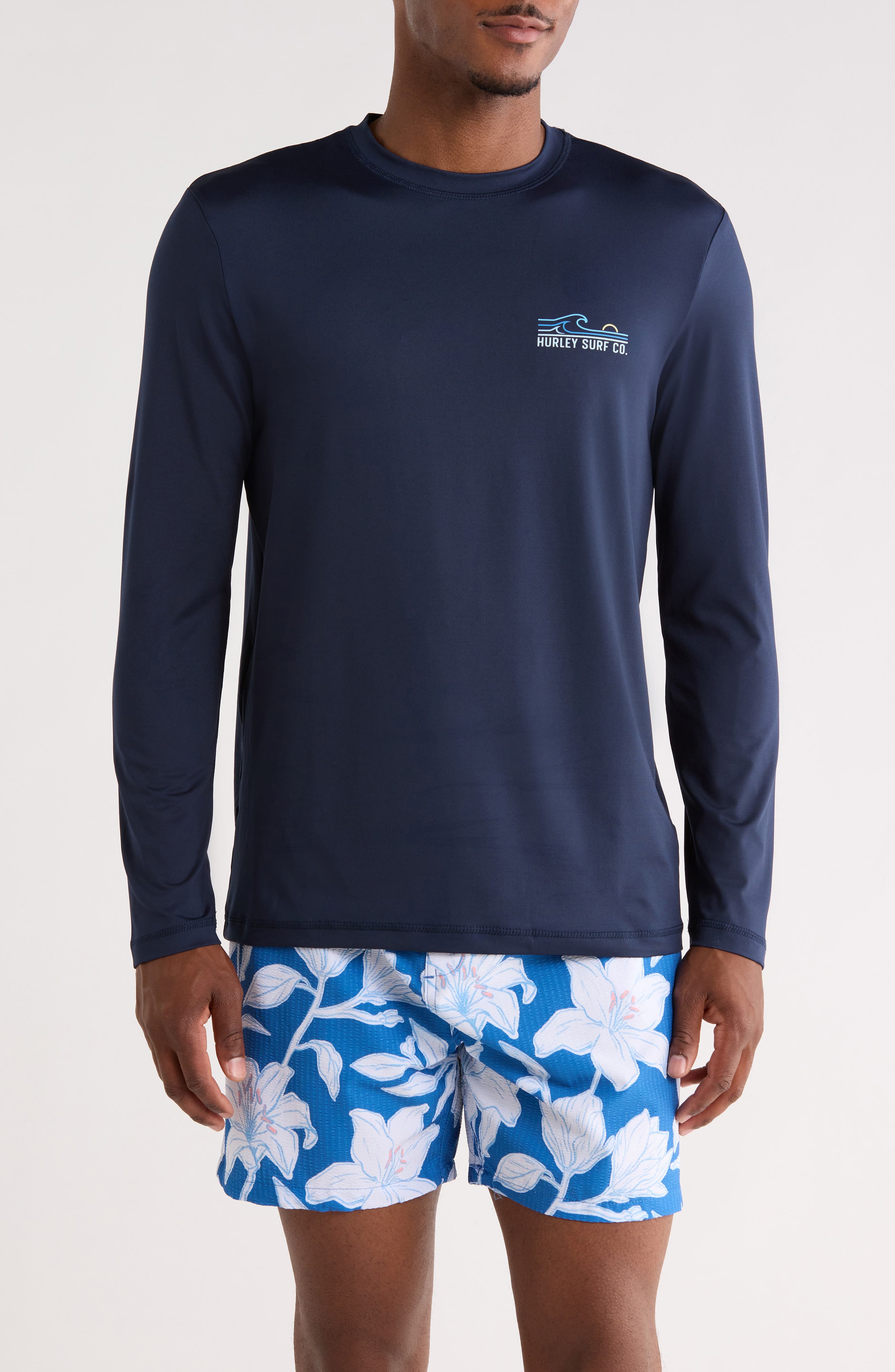 Hurley Waves UPF 50+ Long Sleeve Sunshirt