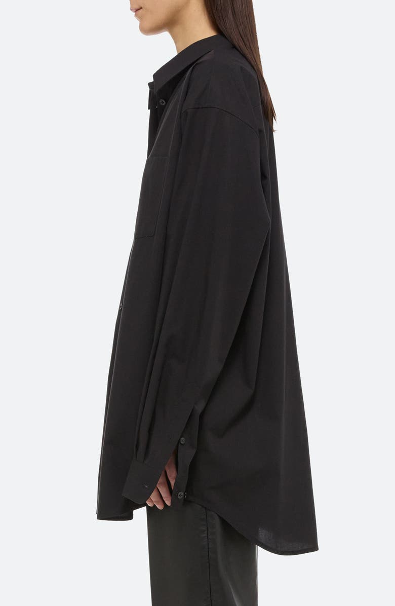 Helmut Lang Oversize Poplin Button-Up Shirt, Alternate, color,