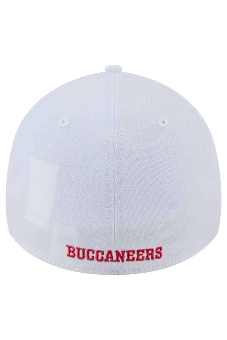 Men's New Era White Tampa Bay Buccaneers Throwback 39THIRTY Flex Hat, Alternate, color, White