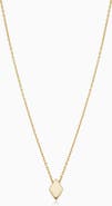 Oradina 14K Yellow Gold Sweet Diamond Pendant Necklace