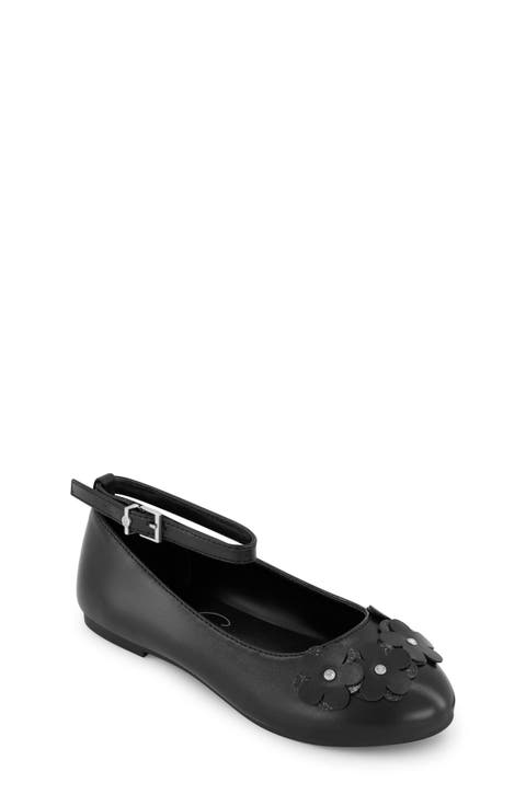 Kids' Amy Petal Ankle Strap Flat (Toddler, Little Kid & Big Kid)