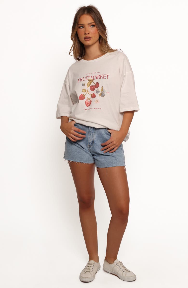 Petal & Pup Loa Graphic T-Shirt, Alternate, color, White