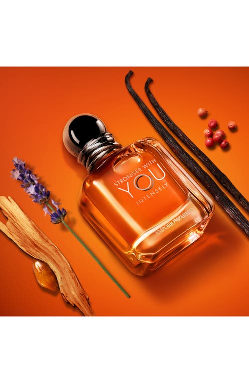 Armani Collezioni Armani Beauty Stronger With You Intensely Eau De Parfum Set In Transparent