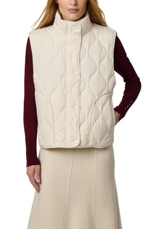 Bernardo Beekman Quilted Puffer Vest In Neutral