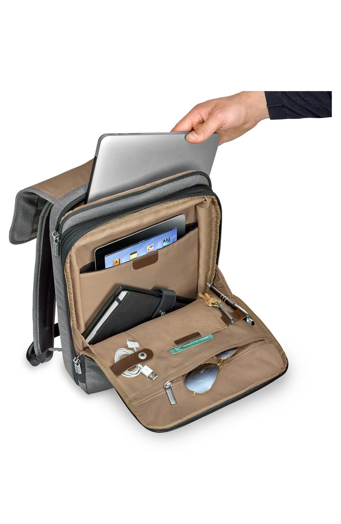 Briggs & Riley Kinzie Street Expandable Backpack, Alternate, color, 
