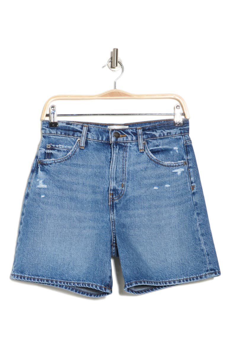 FRAME Easy Distressed Shorts, Alternate, color, Rumors