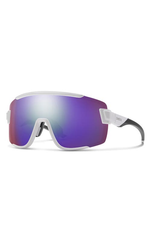 Smith Wildcat 135mm Chromapop™ Shield Sunglasses In White