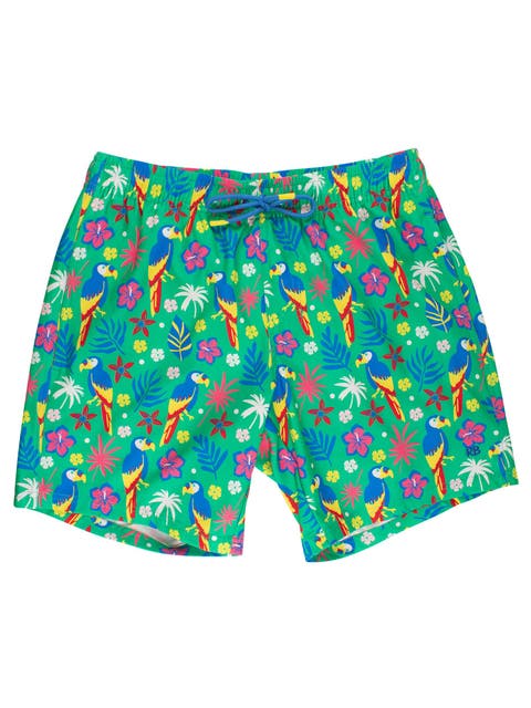 UPF50+ Sun Protected Men's Stretch Swim Trunks