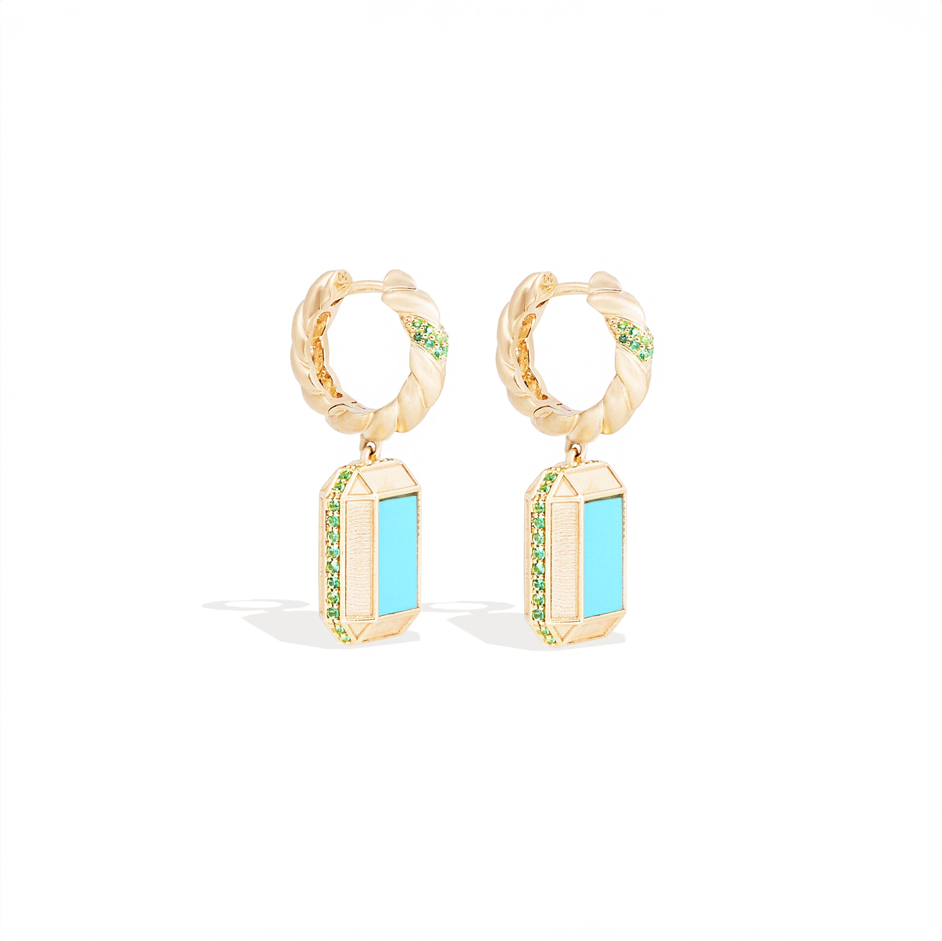 selected Turquoise & Emerald-Gold