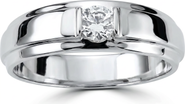Bliss Diamond 1/6CT Mens Diamond Solitaire Ring 10K Gold