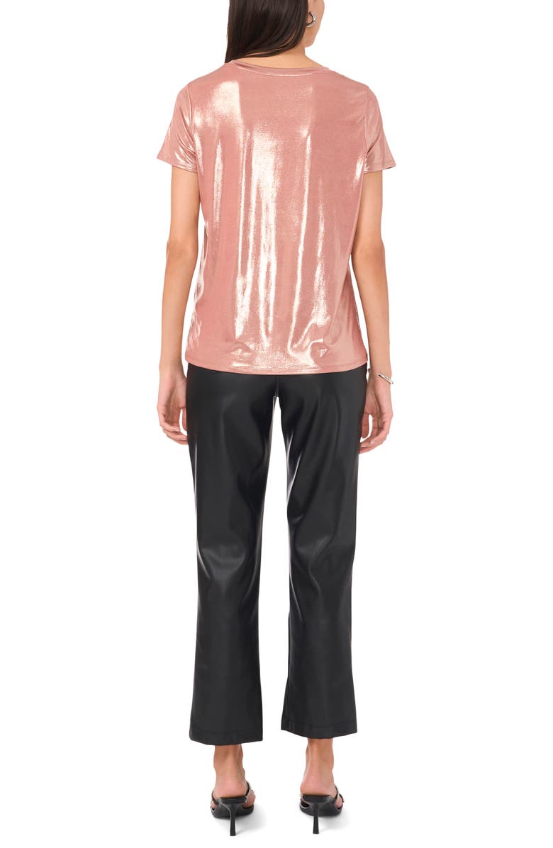 Vince Camuto Metallic Top, Alternate, color, Rose Clay