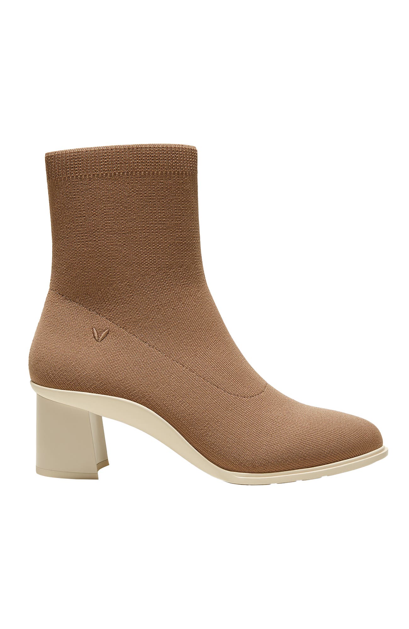Almond-Toe Running Heel Boots, Alternate, color, Brown