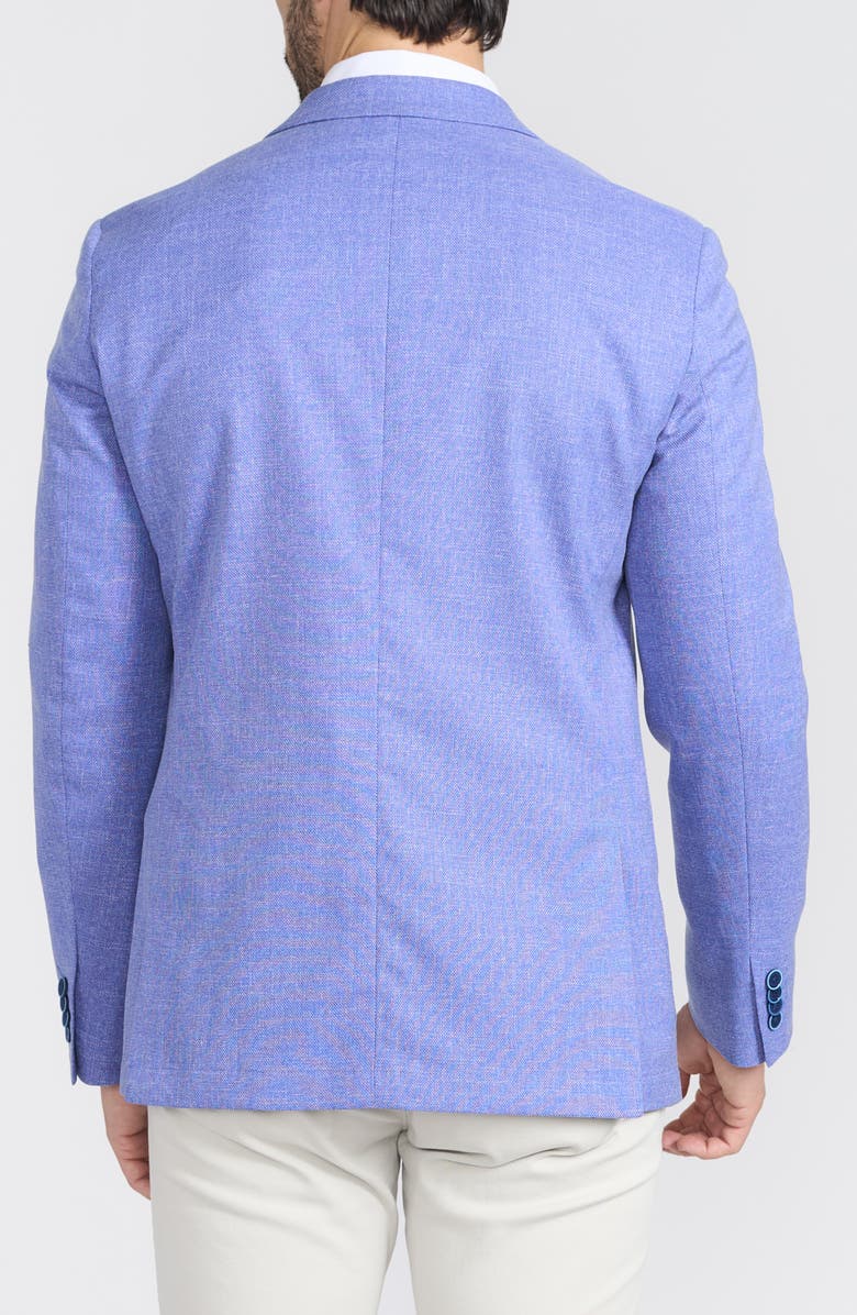 SAVILE ROW CO Gantona Textured Sport Coat, Alternate, color, Purple